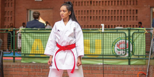 Medical student , Zahra Kader, is a seasoned karate-ga and member of the national team Medical student , Zahra Kader, is a seasoned karate-ga and member of the national team